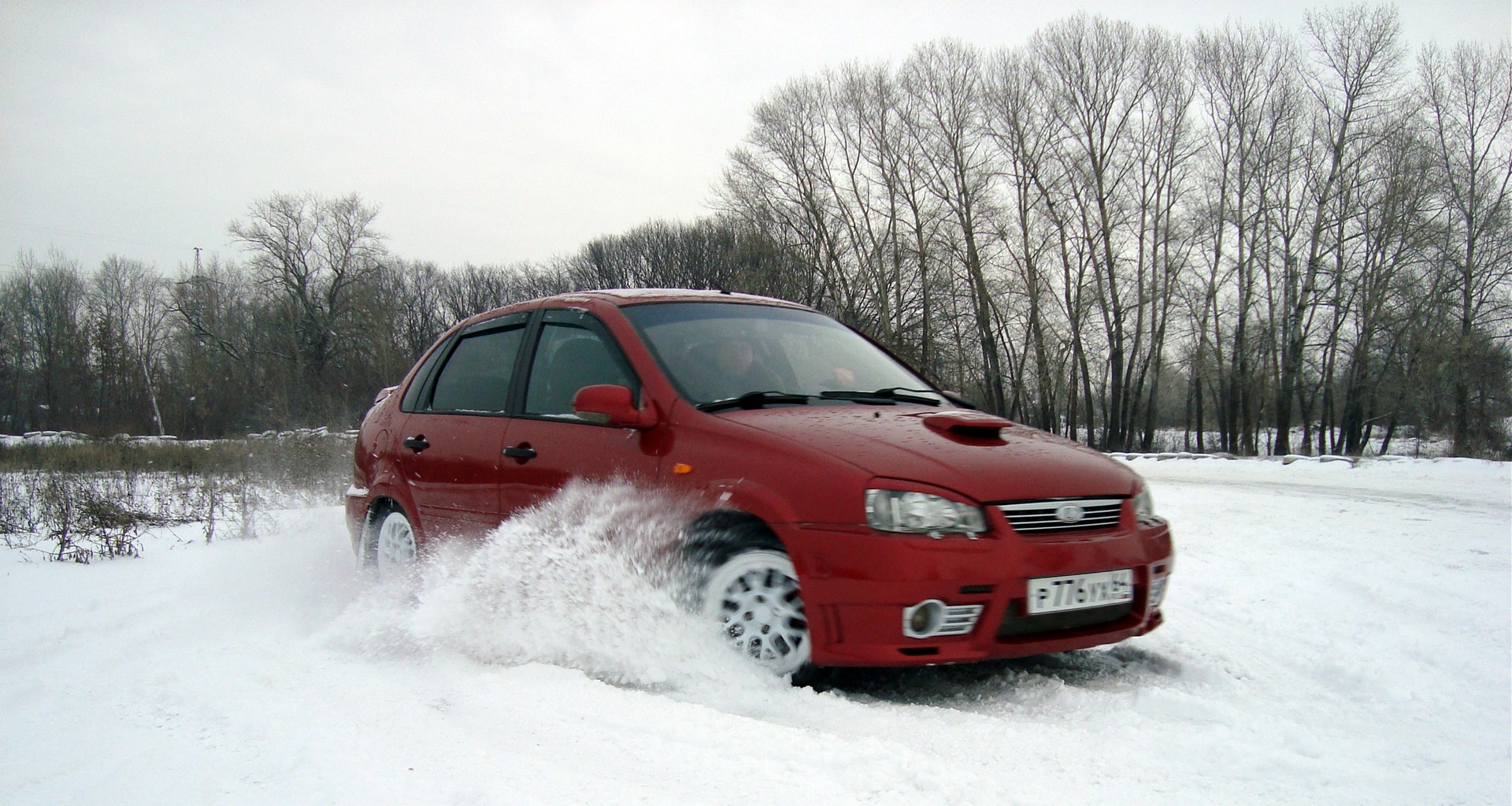 Калина авто фото Зимний Speedway или Автоверсия =)) - Lada Калина седан, 1,8 л, 2006 года покатуш