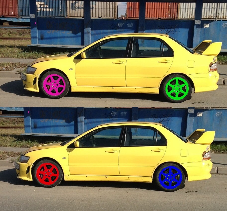 Стоит ли покрасить диски?! — Mitsubishi Lancer Evolution VIII, 2 л ...