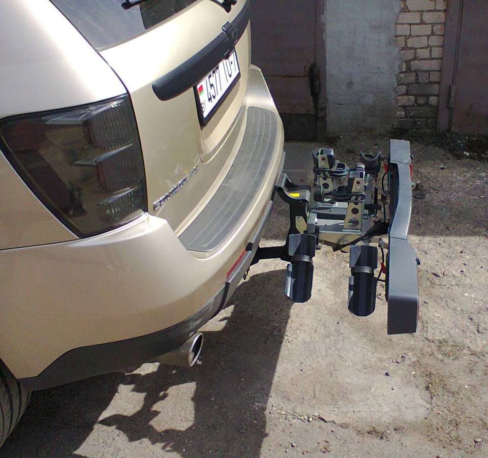 Установка велобагажника на Equinox с бампером — Chevrolet Equinox (1G ...
