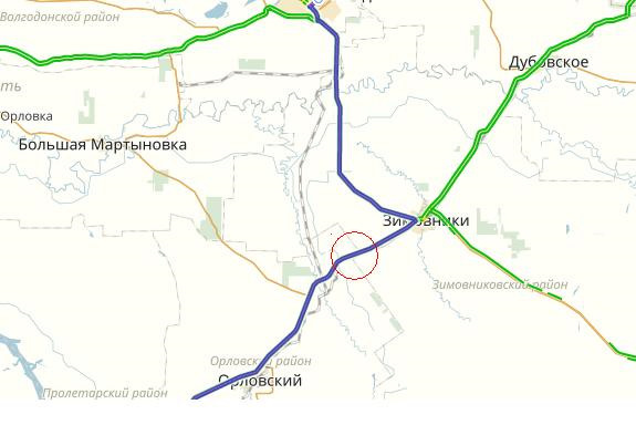 Большая орловка ростовская область карта