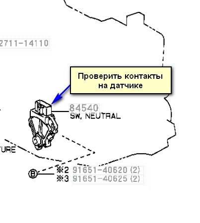Схема датчика скорости тойота