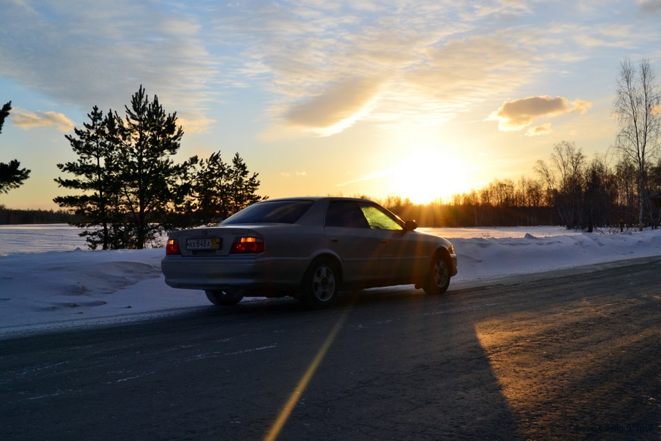 Toyota Chaser 100 закат