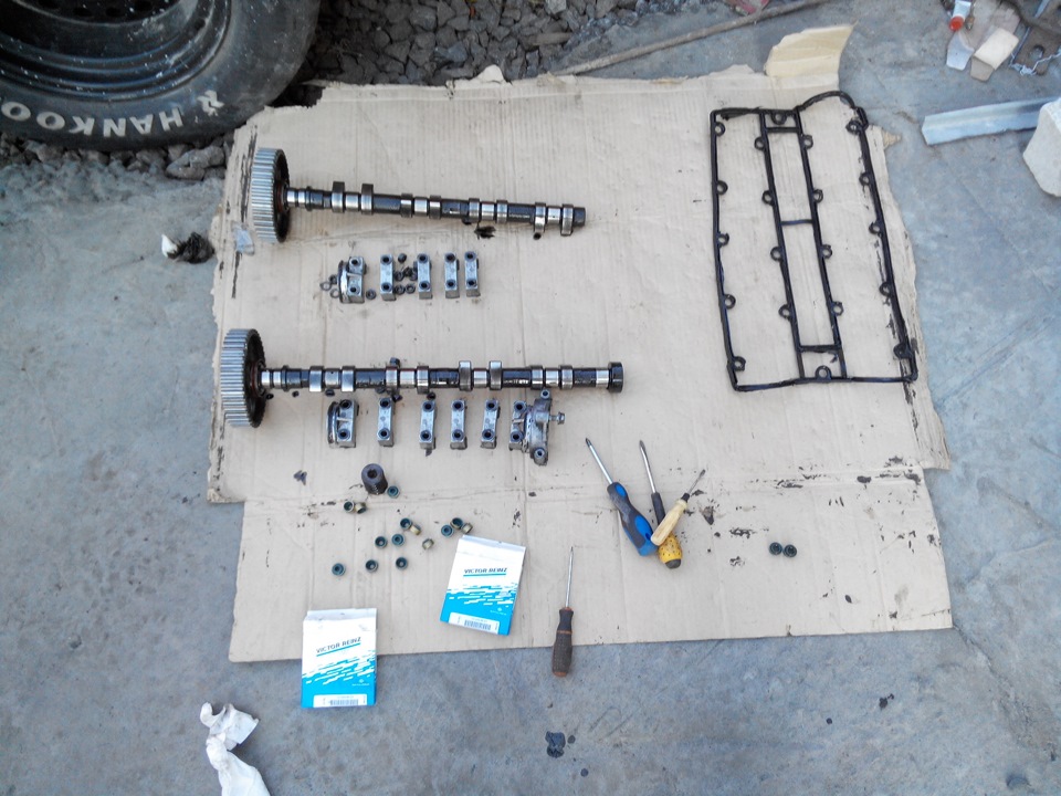 Замена сальников клапанов без снятия головки — Opel Calibra, 2 л, 1991 ...