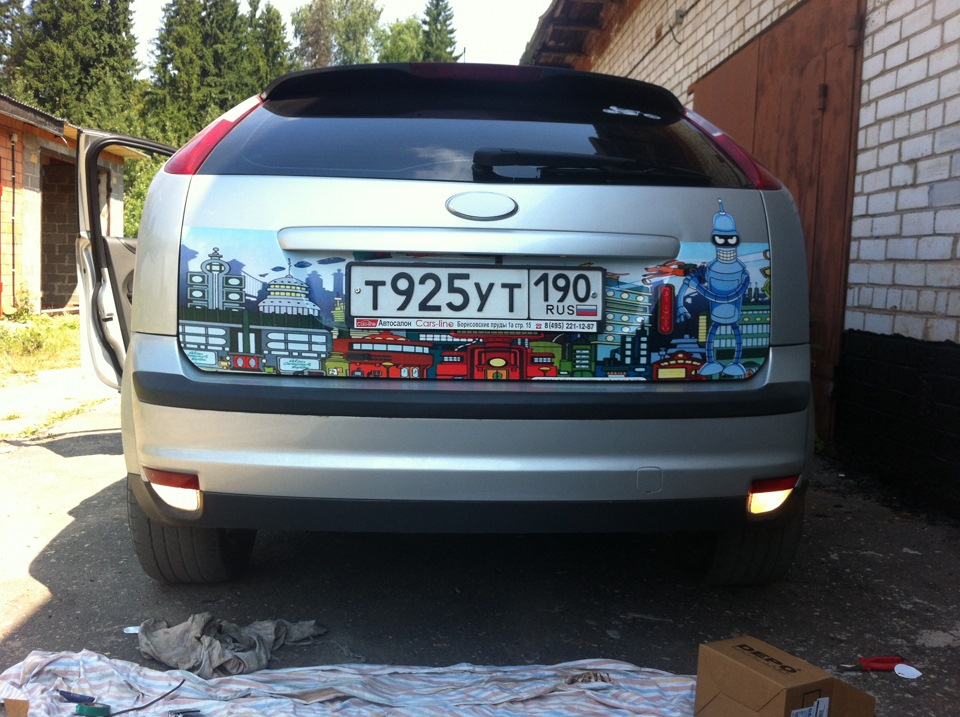 Симметричные фонари заднего хода на FF2 — Ford Focus Hatchback II, 1,6 ...