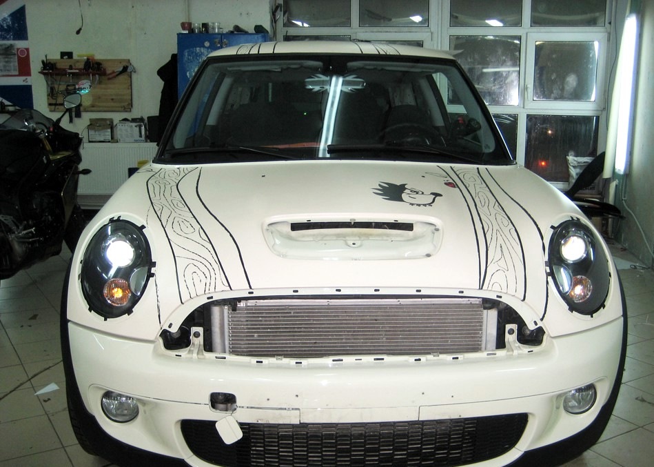 Винилография Mini Cooper