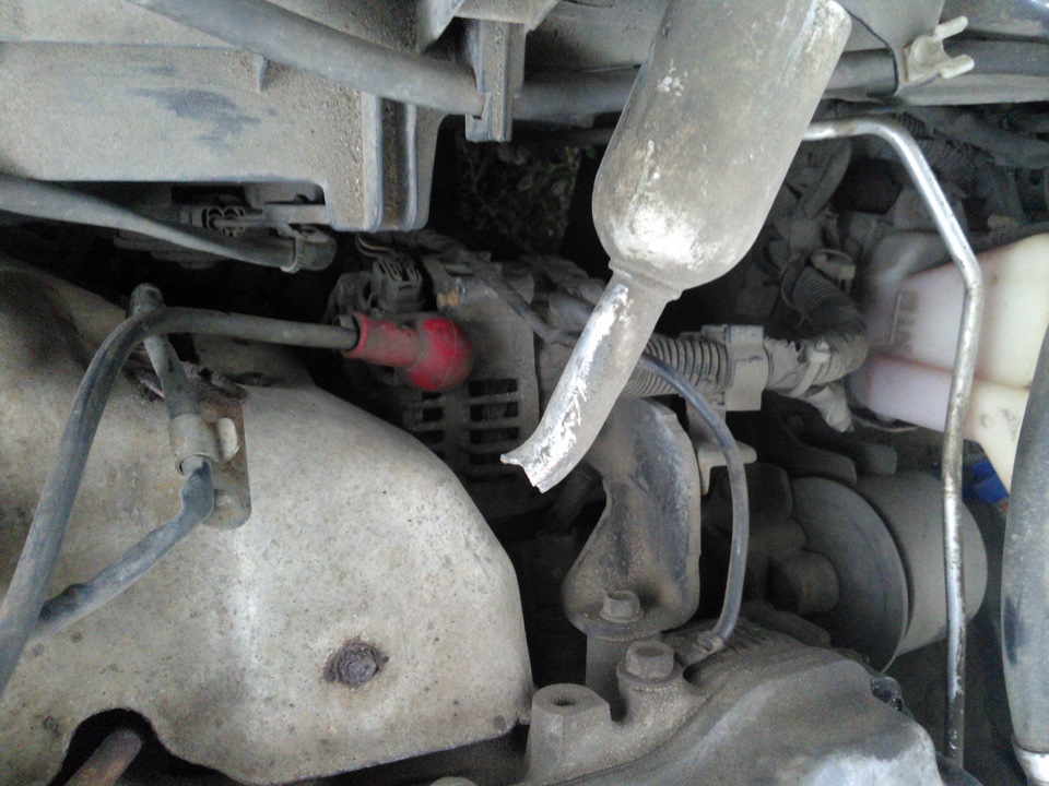 Компрессор кондиционера — Nissan Primera (P12), 1,8 л, 2002 года ...