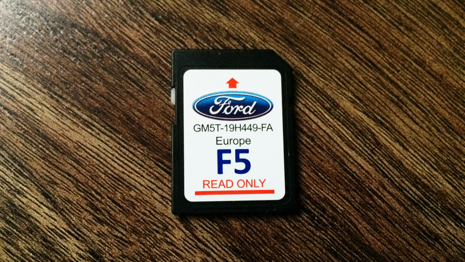 F card. SD Card Ford Explorer 5.