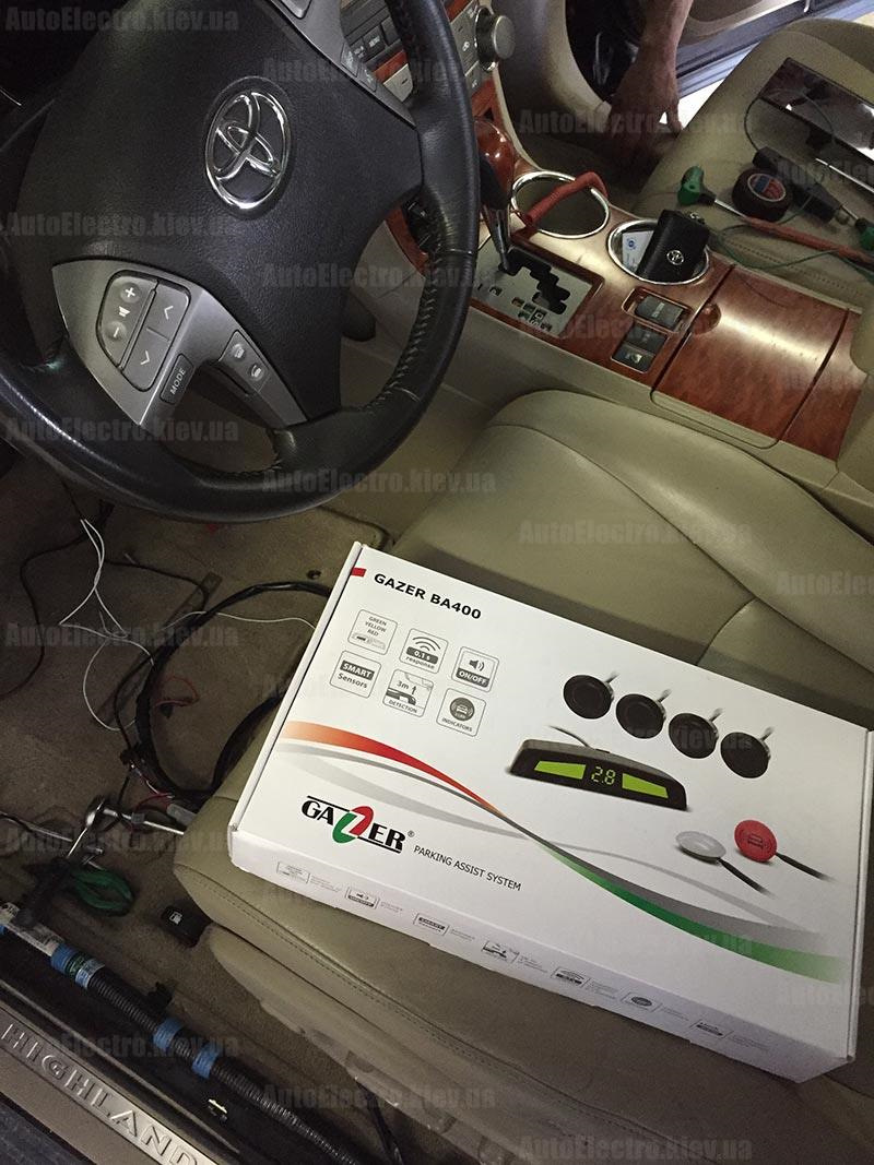 Toyota Highlander 2008 г.в. — установка системы контроля слепых зон и ...