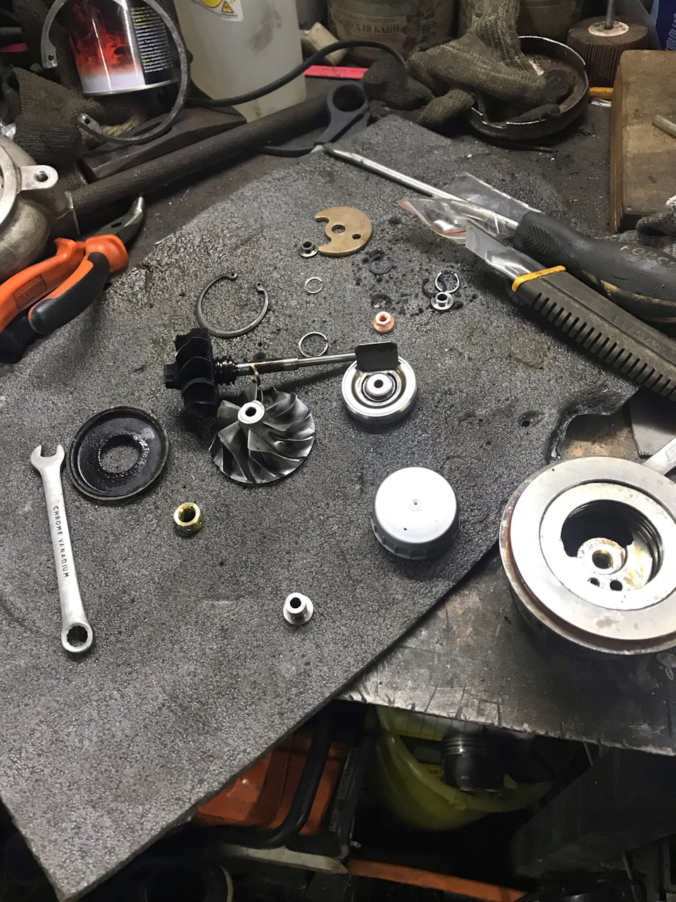 Визит на автомойку, первые километры, супербыстрая переборка турбины ...