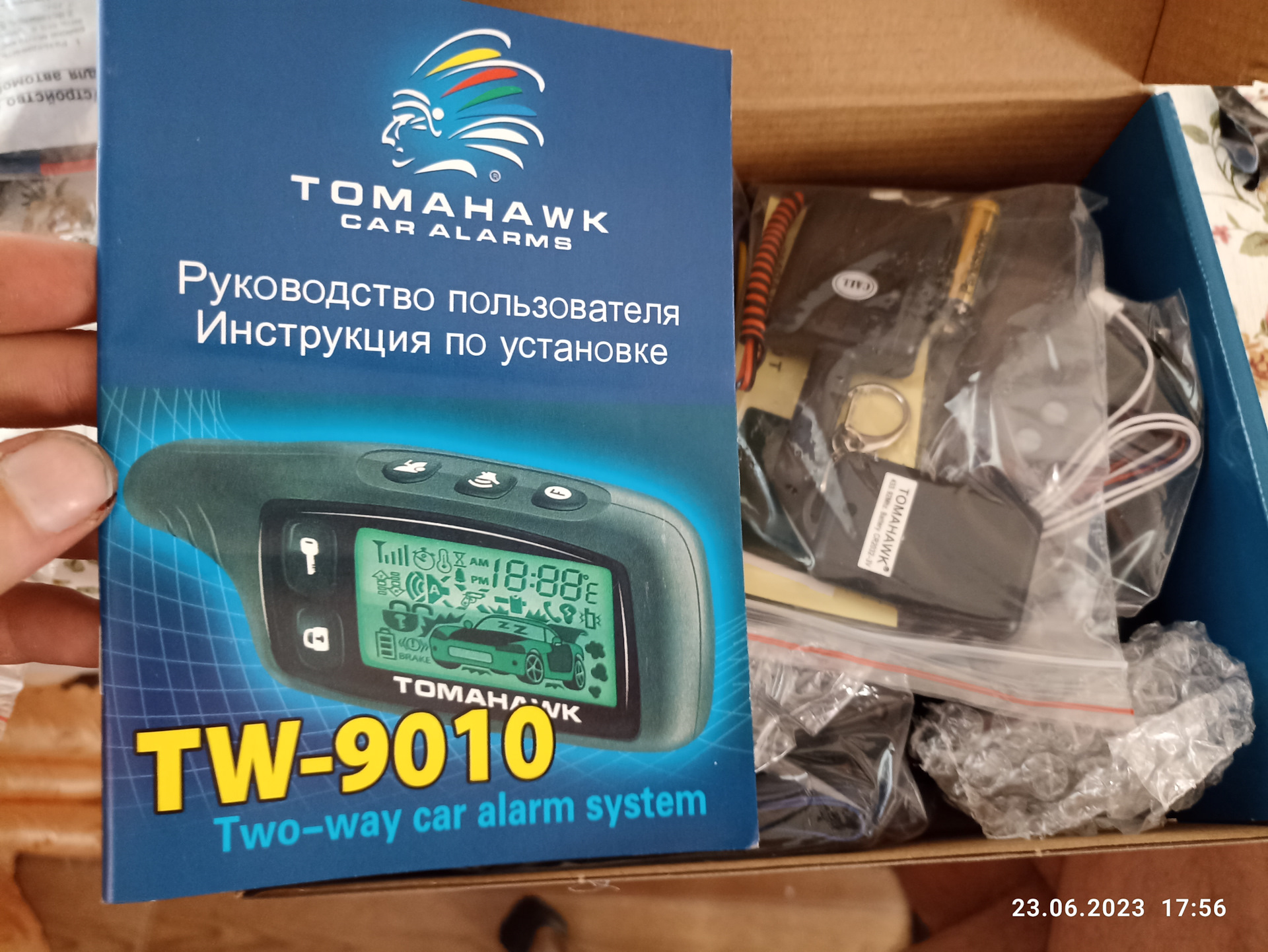 сигнализация tomahawk tw 9010