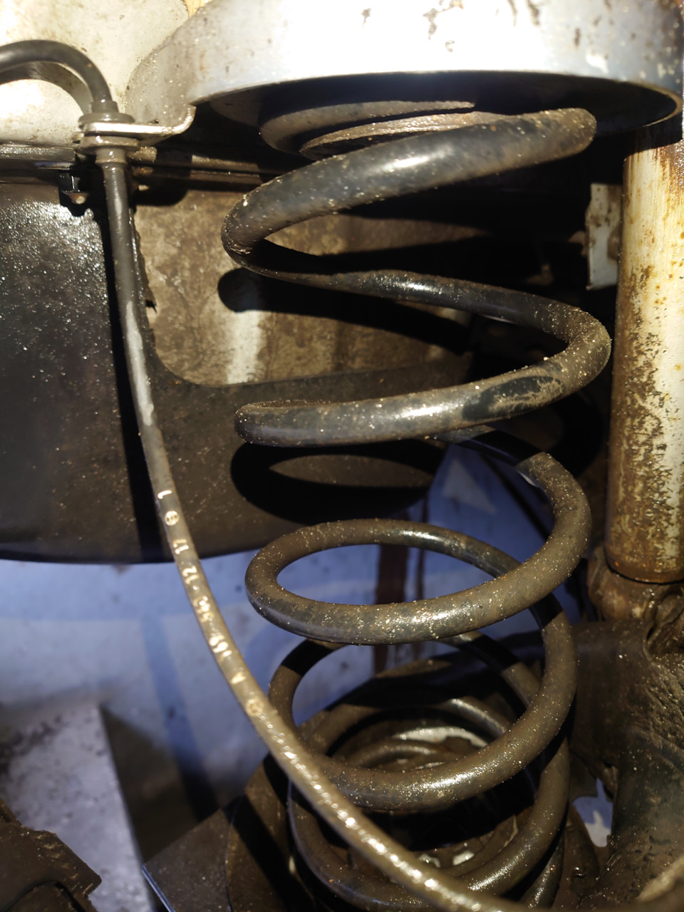 Пружины, то же целые. — Mercedes-Benz B-Class (W245)