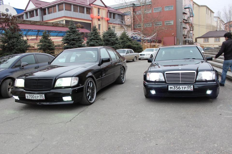 Мерседес w140 и w124