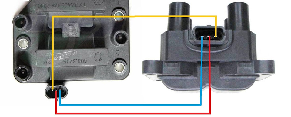 Катушка зажигания ланос схема