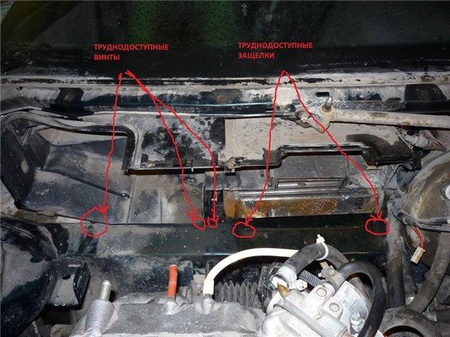 Как почистить печку на ВАЗ-2110 - remam.ru