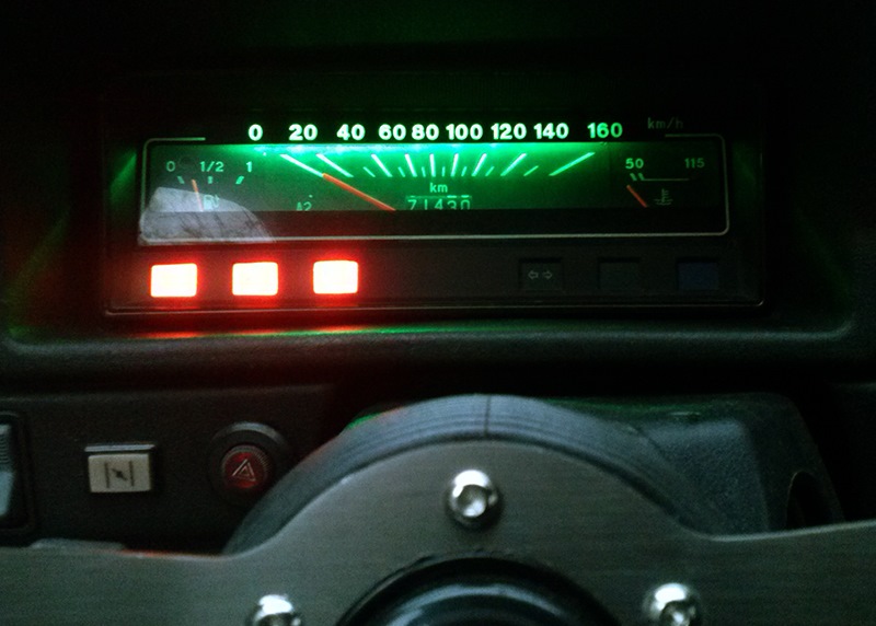 Сделал новую подсветку приборной панели. — Lada 11113 Ока, 0,7 л, 1996 ...