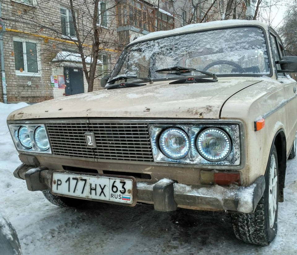 Ангельские глазки своими руками, Финал ч.3 — Lada 2106, 1,6 л, 1997 ...