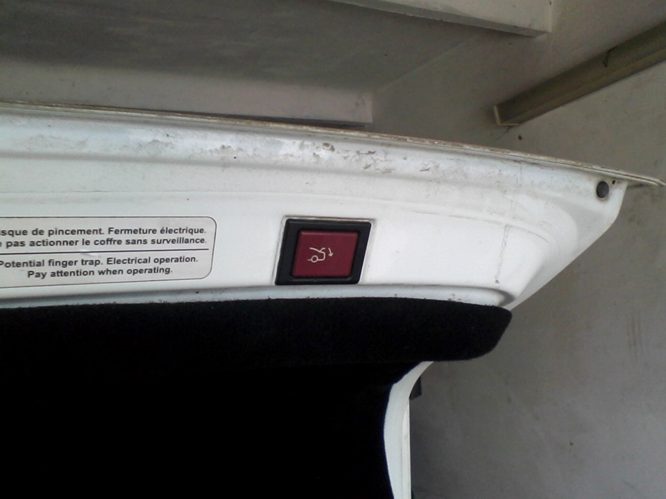 закрывание багажника — Peugeot 607, 2,2 л, 2004 года | тюнинг | DRIVE2