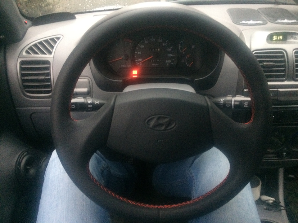 Руль… Преображение — Hyundai Accent (2G), 1,5 л, 2009 года | другое ...
