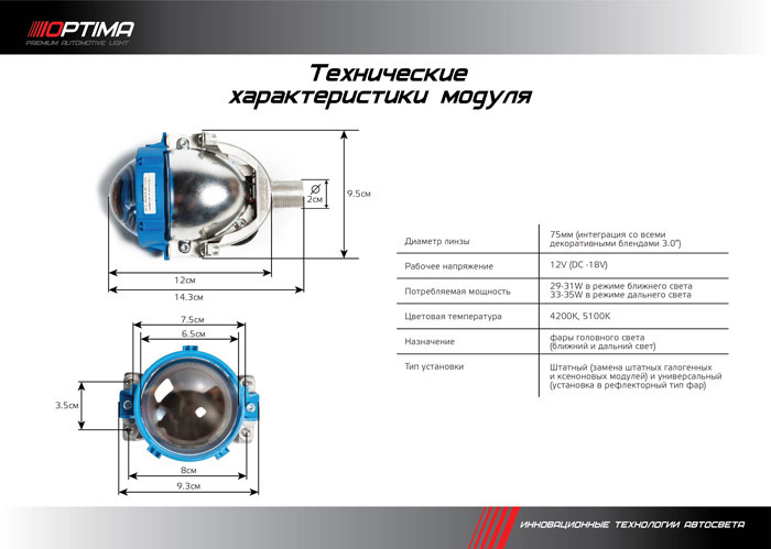 Схема подключения bi led линзы