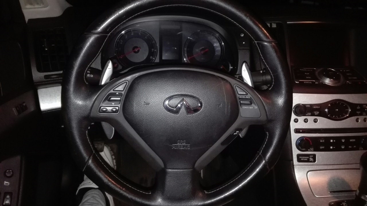 Как снять руль на инфинити Красим пластик на руле - Infiniti G37 Coupe, 3,7 л, 2009 года своими руками DRIV