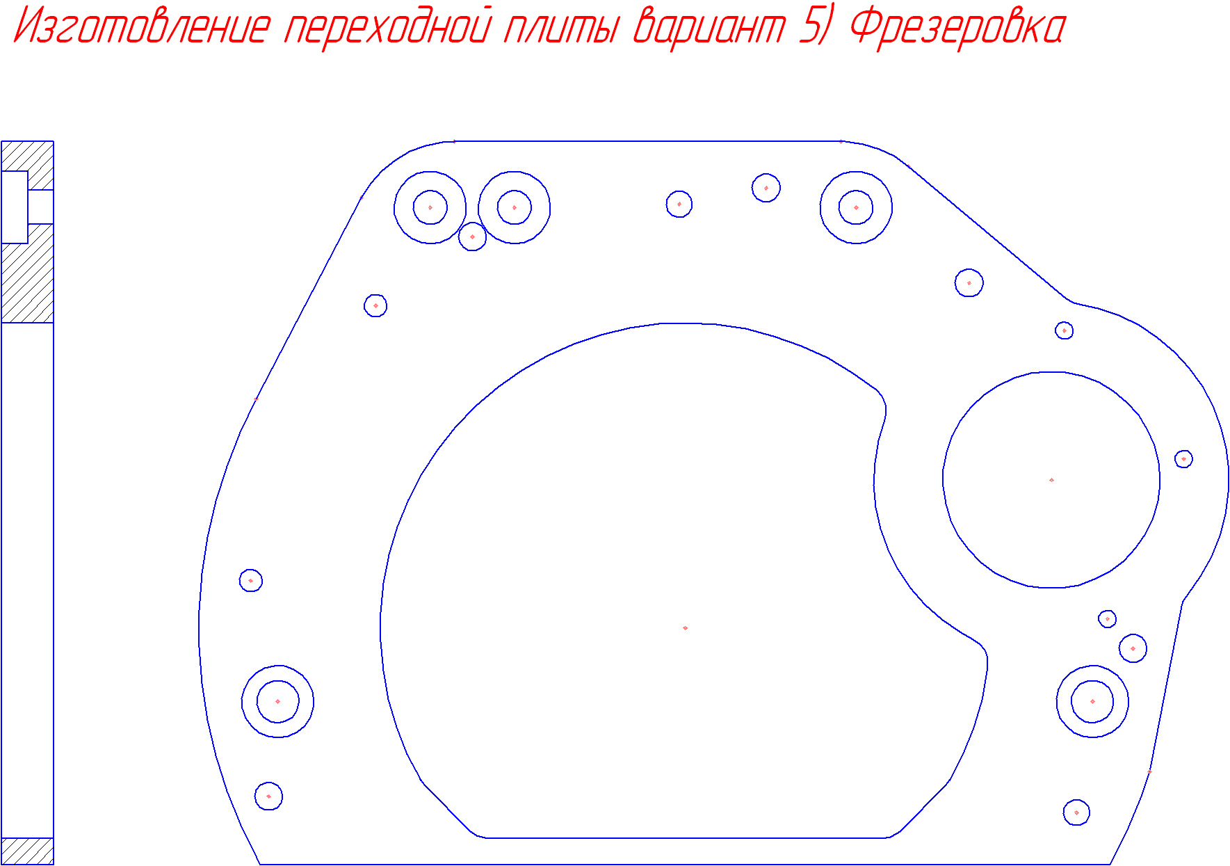 Чертеж переходной плиты