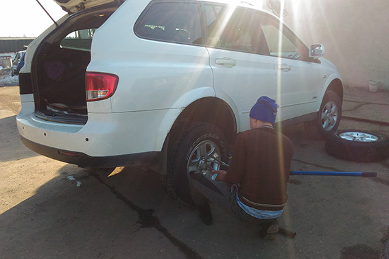 Немного о многом: Замена масла в переднем редукторе, сезонная смена ...