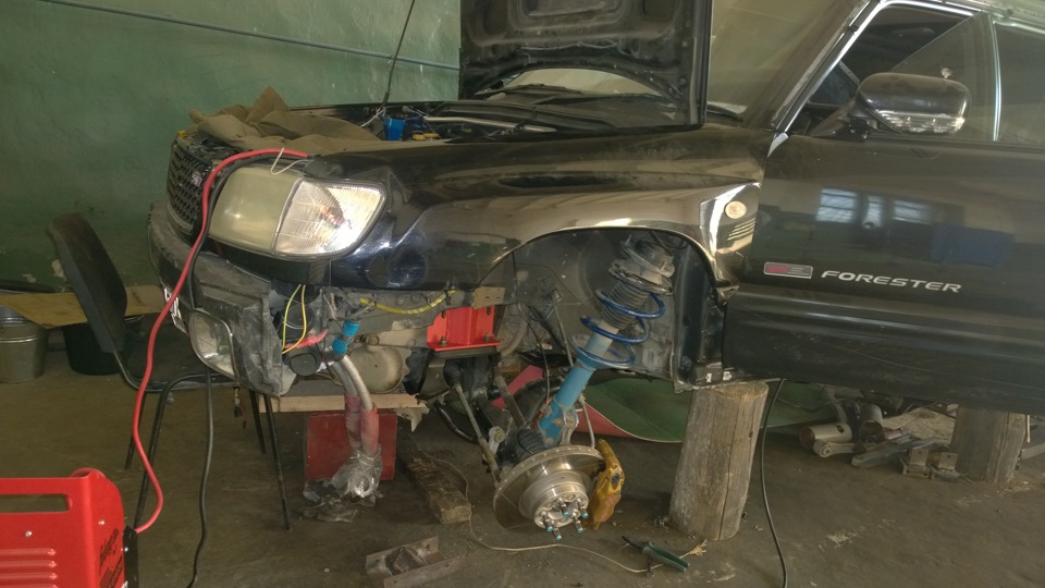 Боди лифт Body Lift SF5 изготовление проставок под стойки — Subaru ...