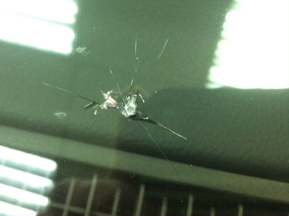 Удаление скола на лобовухе — DRIVE2