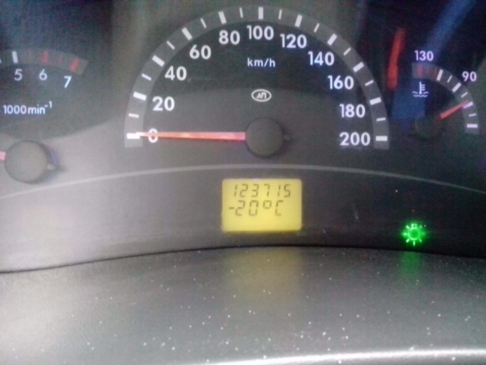датчик наружной температуры — Lada Калина Хэтчбек (1G), 1,6 л, 2007 ...