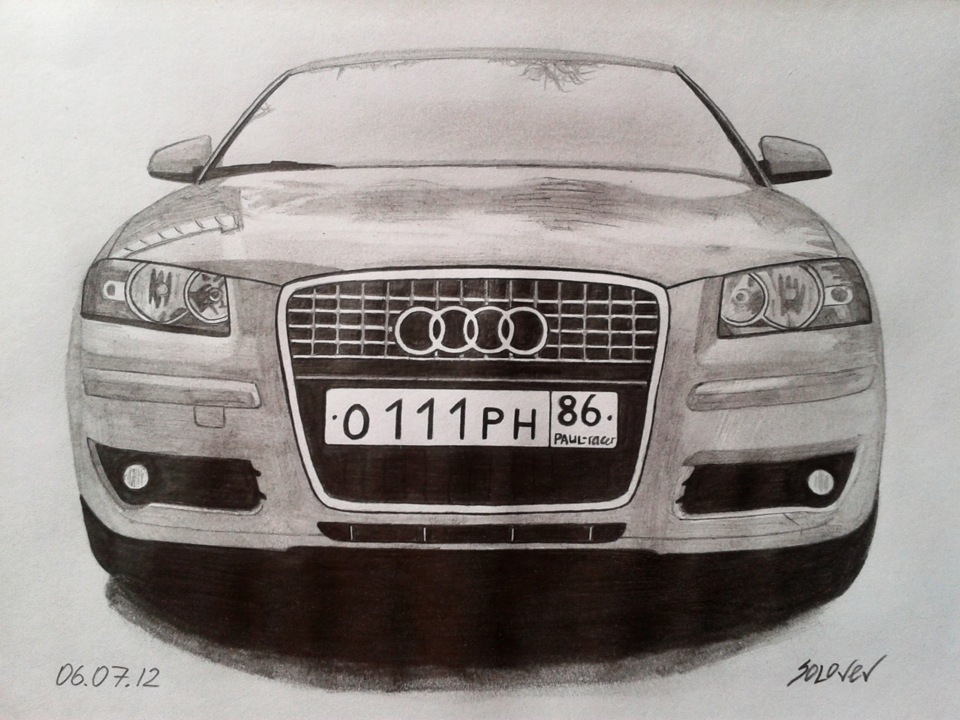 Картинка а 4 нарисована. Audi a6 с4 карандаш. Рисунок машины Ауди. Ауди карандашом. Нарисовать Ауди.