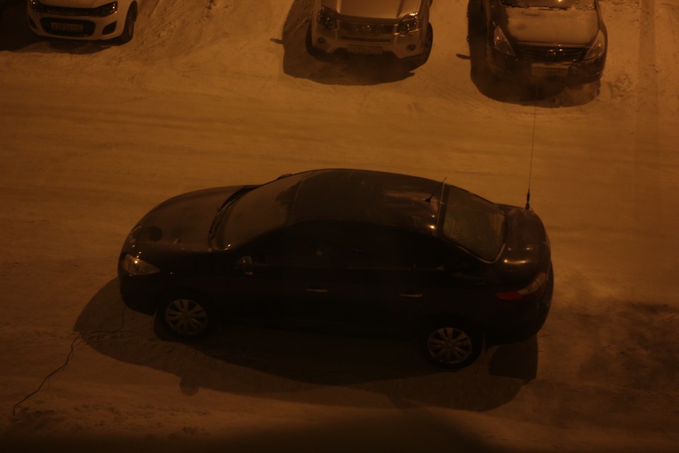 В Сибирь наконец то пришла зима. — Renault Fluence, 1,6 л, 2011 года ...