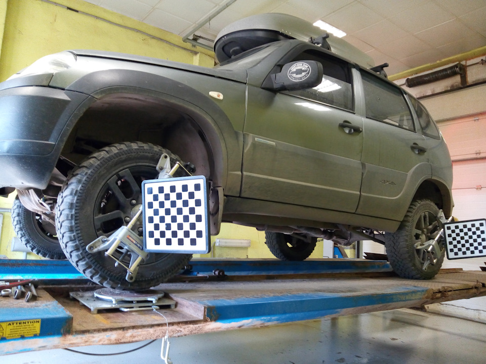Развал перед дорогой. — Chevrolet Niva (1G), 1,7 л, 2010 года ...