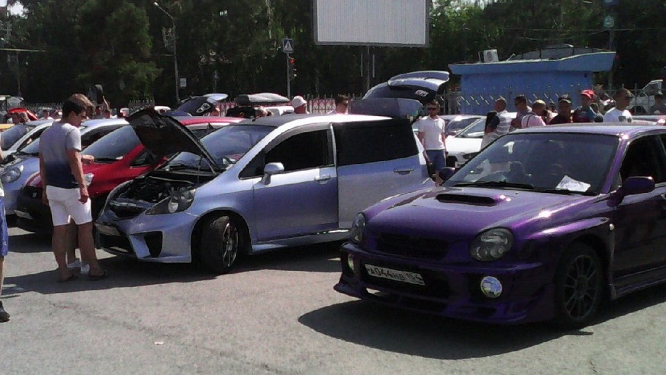 TUNING PARTY 2015 ТОМСК — Honda Fit (1G), 1,3 л, 2002 года | встреча ...