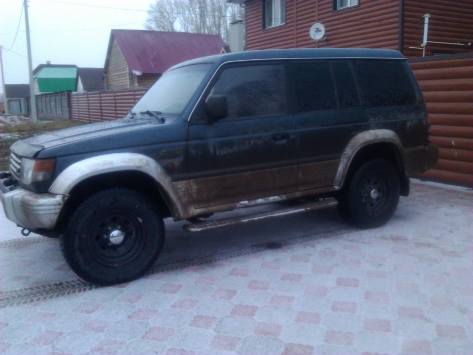 обновился на зиму — Mitsubishi Montero II (V20), 3,5 л, 1993 года ...