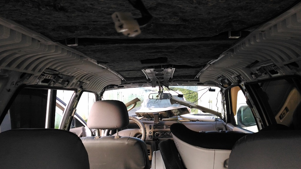 Потолочные работы — Mitsubishi Montero Sport, 3 л, 2002 года | тюнинг ...