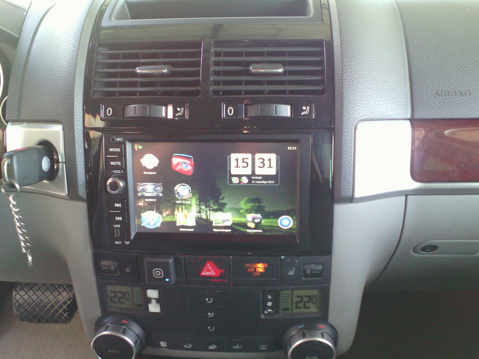 Китаец в Туареге. — Volkswagen Touareg (1G), 3,2 л., 2005 года ...