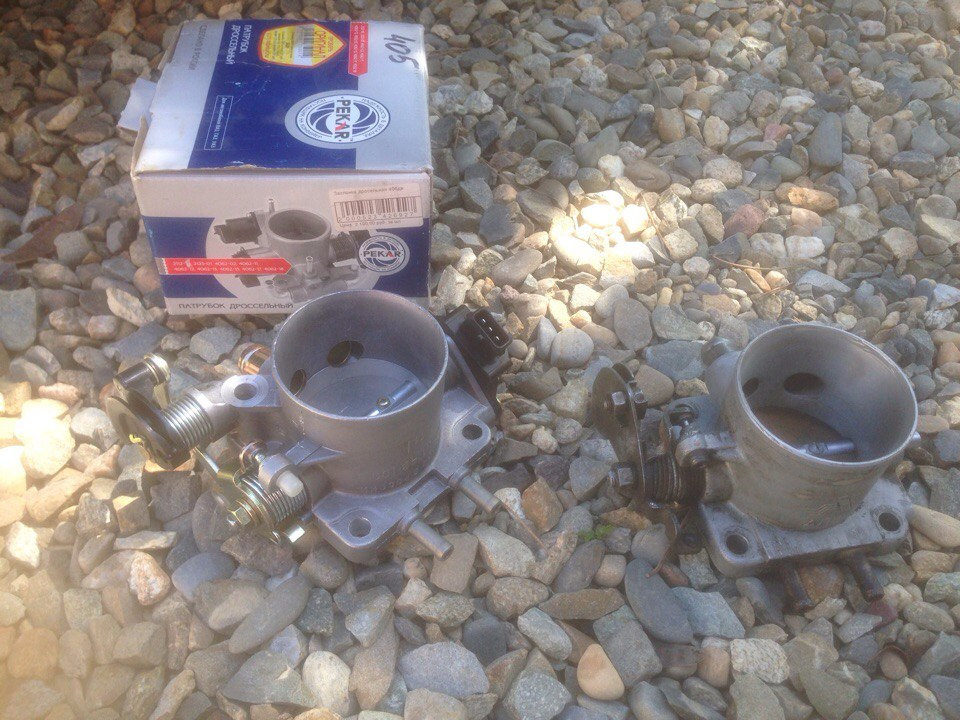 Замена дроссельной заслонки, РХХ и тросика газа. — ГАЗ 3102, 2,3 л ...