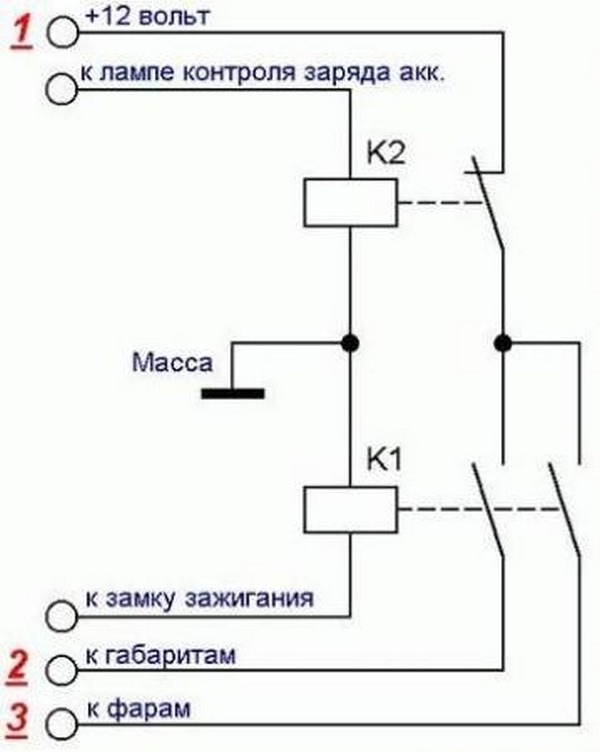 Автоматическое включение фар ваз 2110