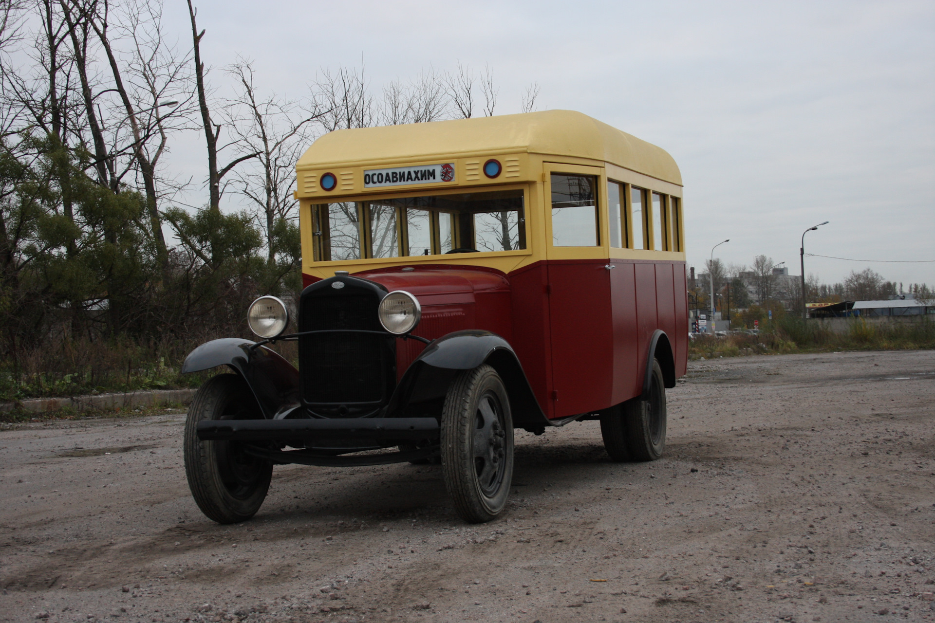 Автобус ОСОАВИАХИМ СССР — ГАЗ АА, 3,3 л, 1936 года | покатушки | DRIVE2