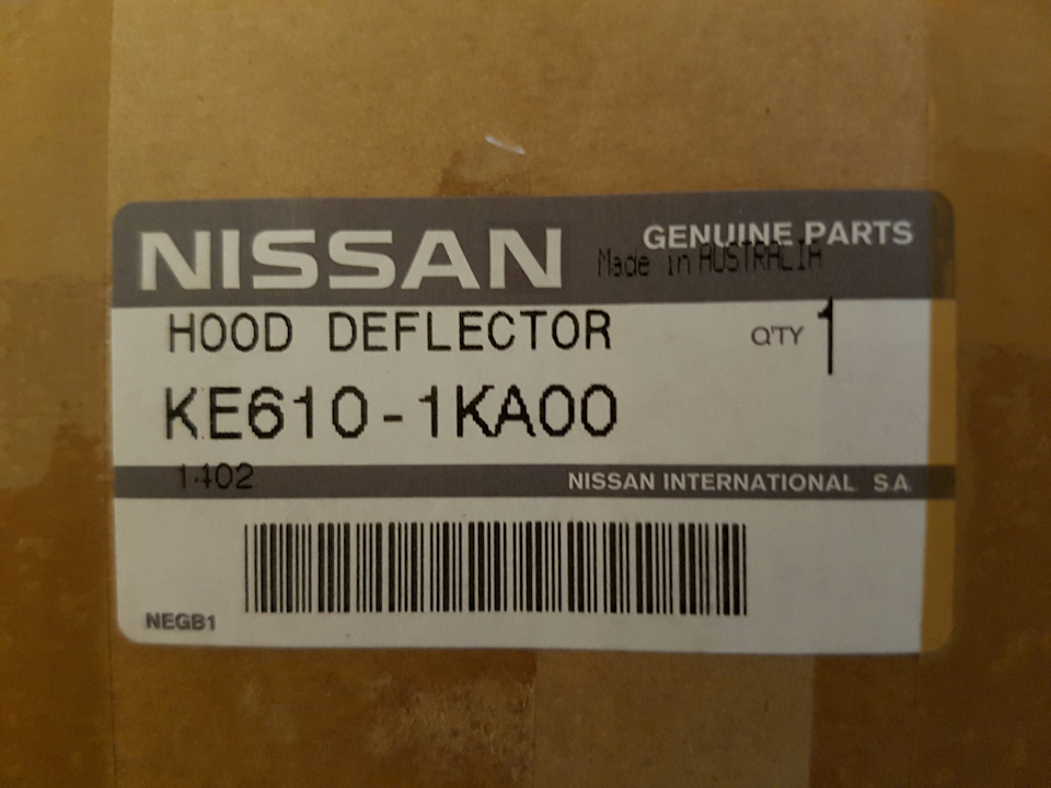 Дефлектор на капот — Nissan Juke (1G), 1,6 л, 2014 года | аксессуары ...