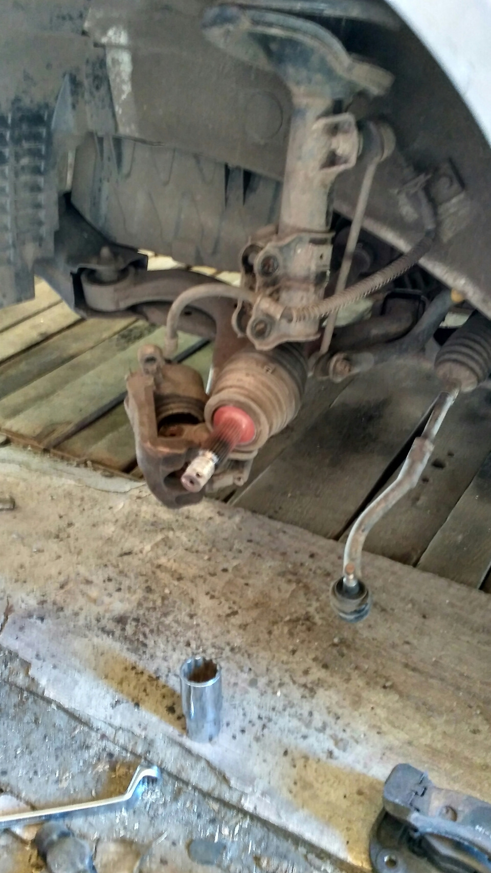 Замена ступичного подшипника+ТО — Hyundai Accent (3G), 1,4 л, 2008 года ...