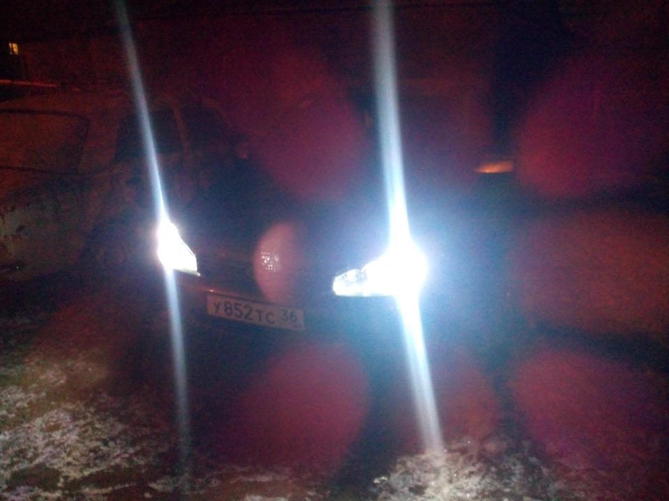 Дхо с поворотниками + led ближний (запоздалая запись) — Lada Калина ...