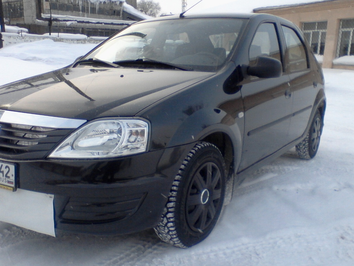 Renault Logan зима