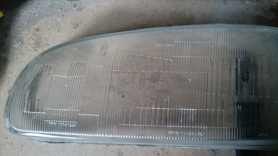 Фары под линзы, подготовка — Mitsubishi Delica (L400), 2,8 л, 1994 года ...