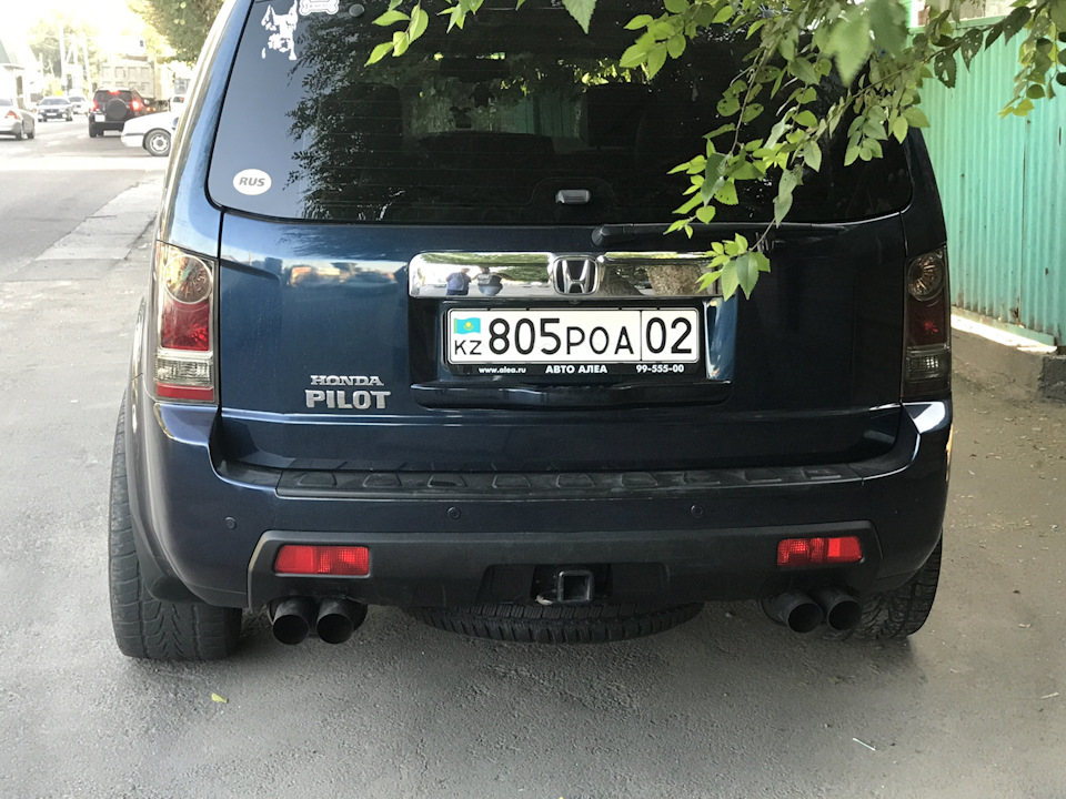 Выхлоп — Honda Pilot (2G), 3,5 л, 2008 года | тюнинг | DRIVE2