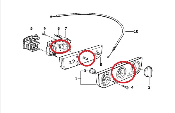BMW e32 печка не выключается