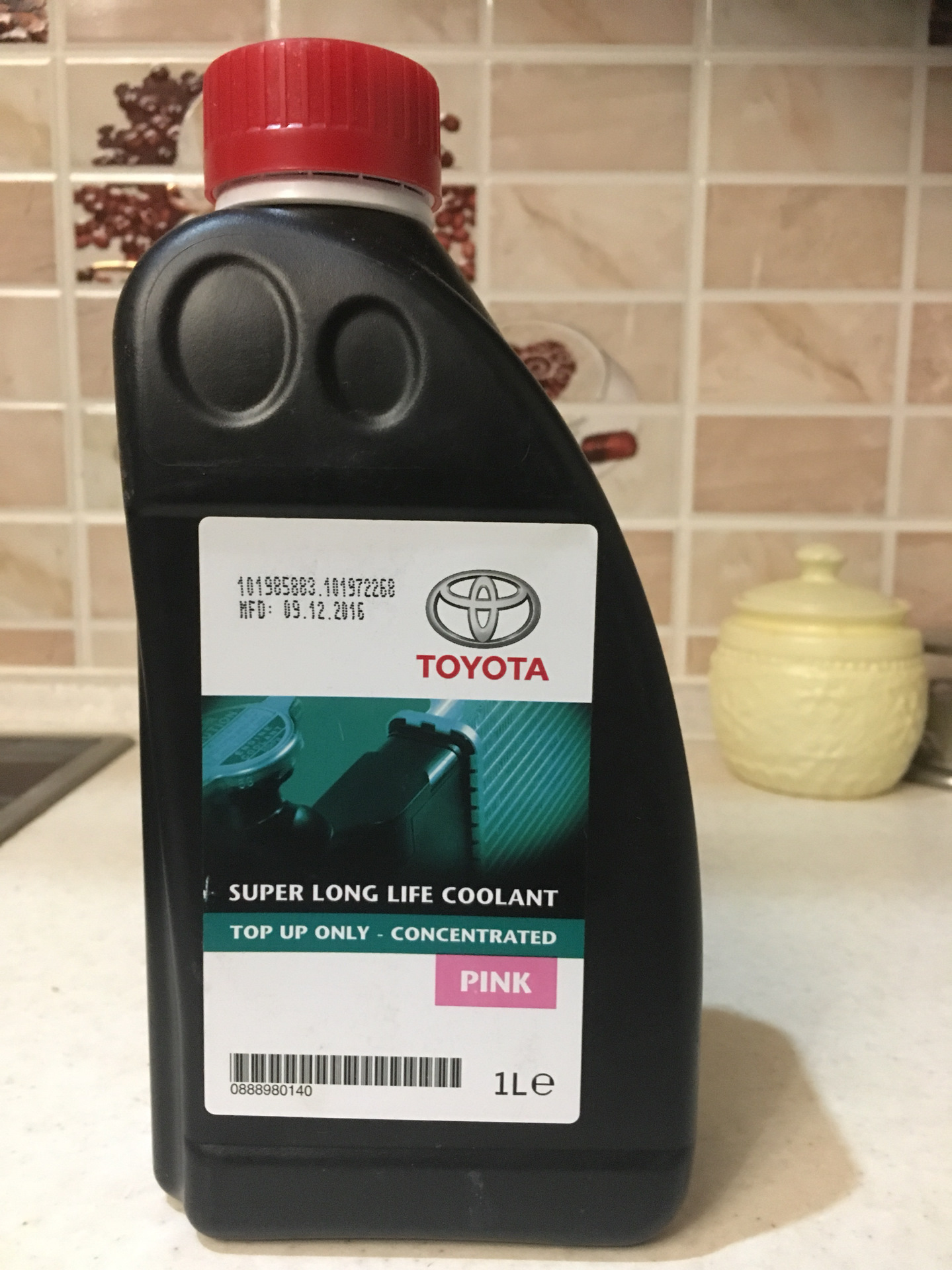 long life coolant concentrated red toyota как разводить