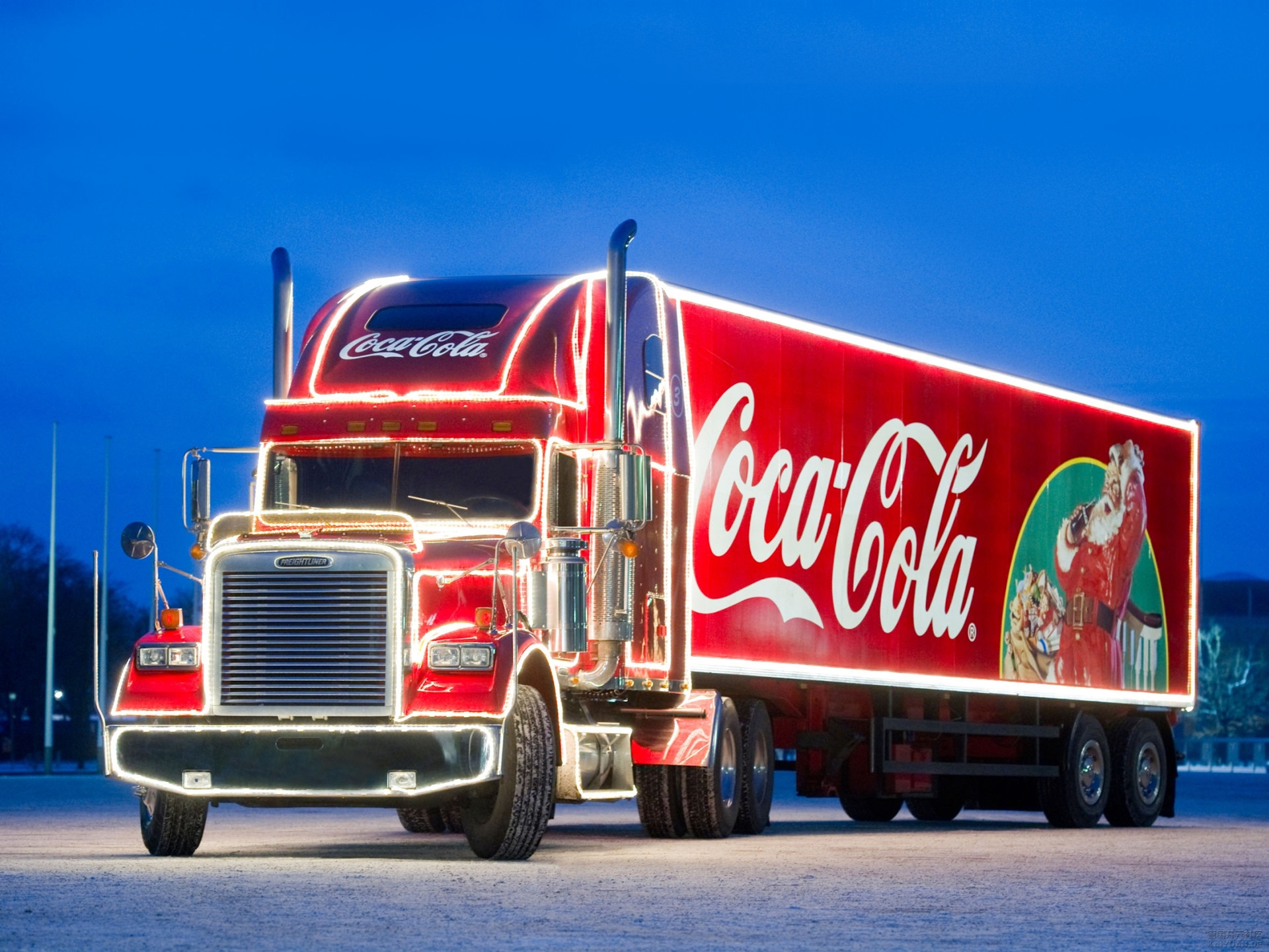 Рождественский грузовик Coca-Cola