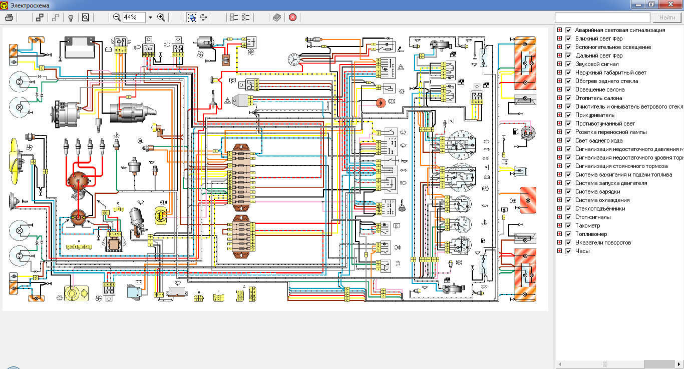 Схема ваз 21 214. Схема электрооборудования ВАЗ 2106.