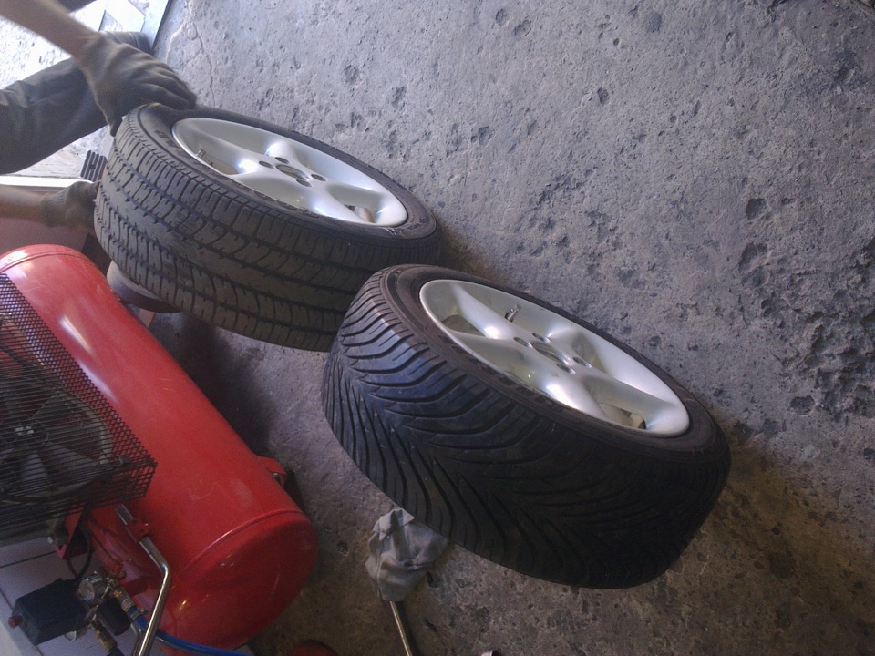 Разница шины 195 и 205. 205/50 R15.